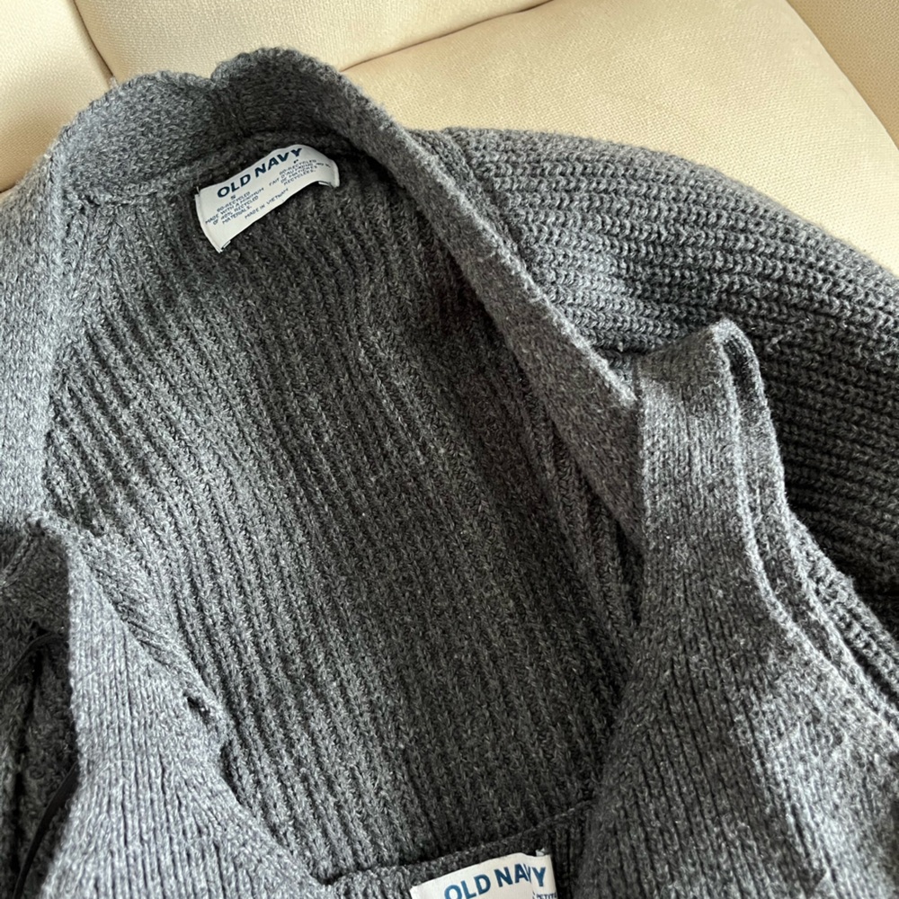 Old Navy Grey Knit Cami & Cardigan Set - S - Picture 2 of 2